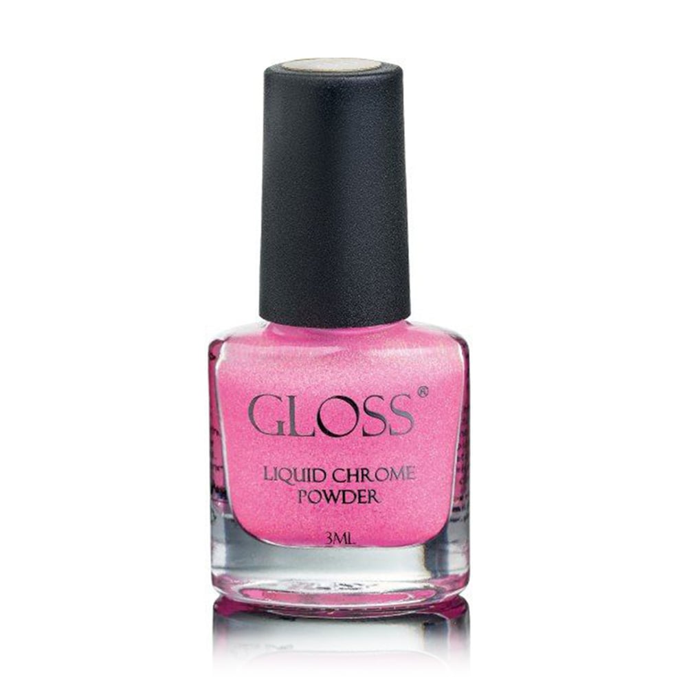 Рідка втирка для нігтів Gloss Liquid Chrome Powder 014, 3 мл
